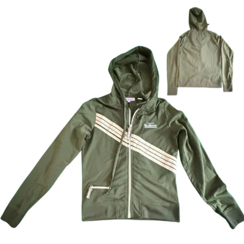 BEN SHERMAN Men’s Olive Green Track Jacket, Size S, Gently Worn (BB1616)